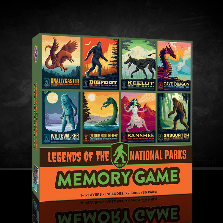 Legends of the National Parks Memory Game Master Pieces 72 Cards image 0