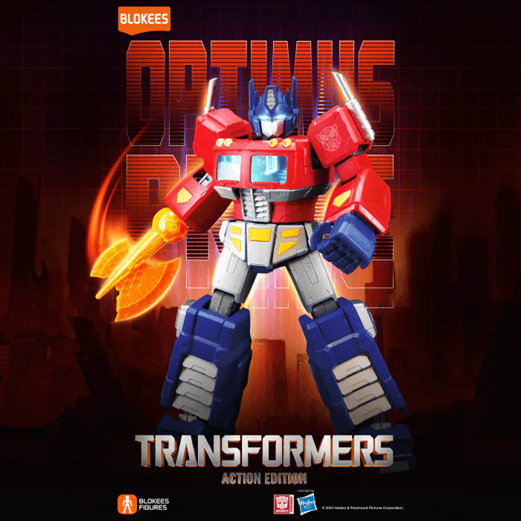 Blokees Figures Transformers Action Edition - G1 Optimus Prime Model Kit image 5