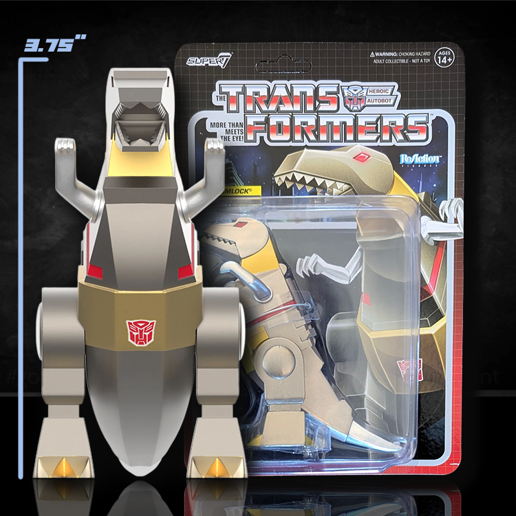 Grimlock Dinobot Transformer Action Figure Super7 3.75 image 0