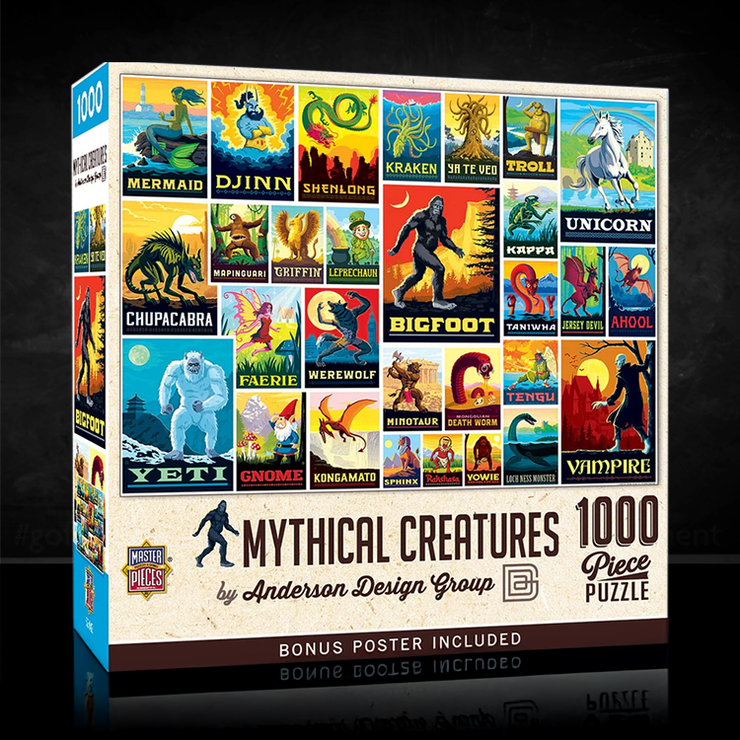 Mythical Creatures Jigsaw Puzzle Master Pieces 1000 Pieces image 0