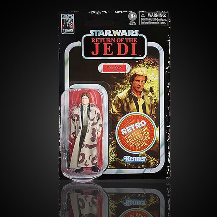 Han Solo (Endor) Star Wars Retro Collection Action Figure 1:18 Scale ROTJ image 0