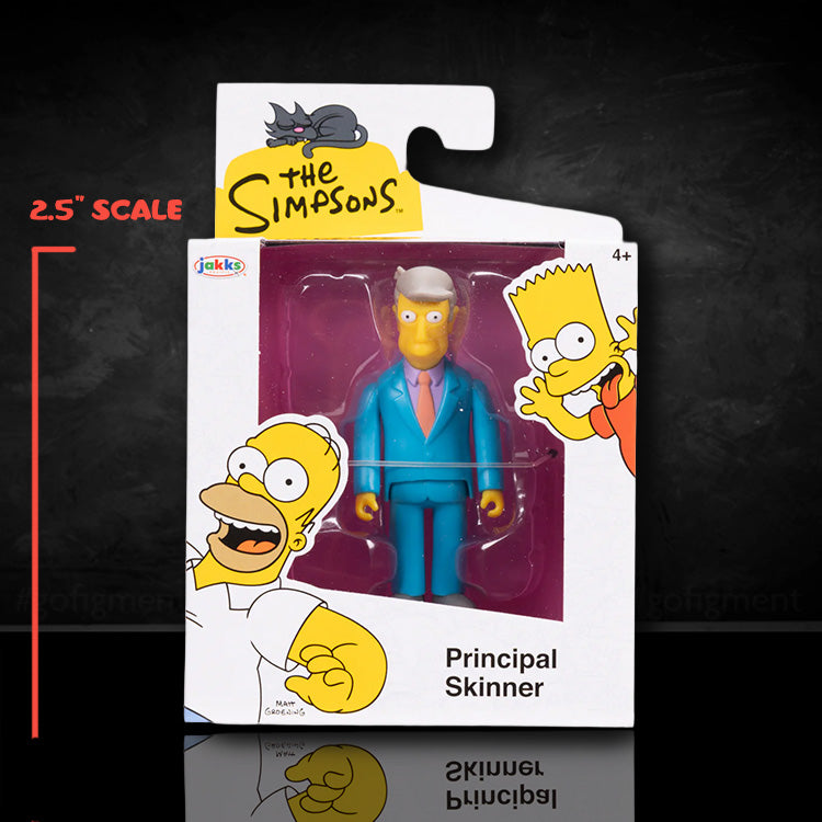 Principal Skinner and Homer COMBO Wave 3 Action Figure The Simpsons 2.5in image 1