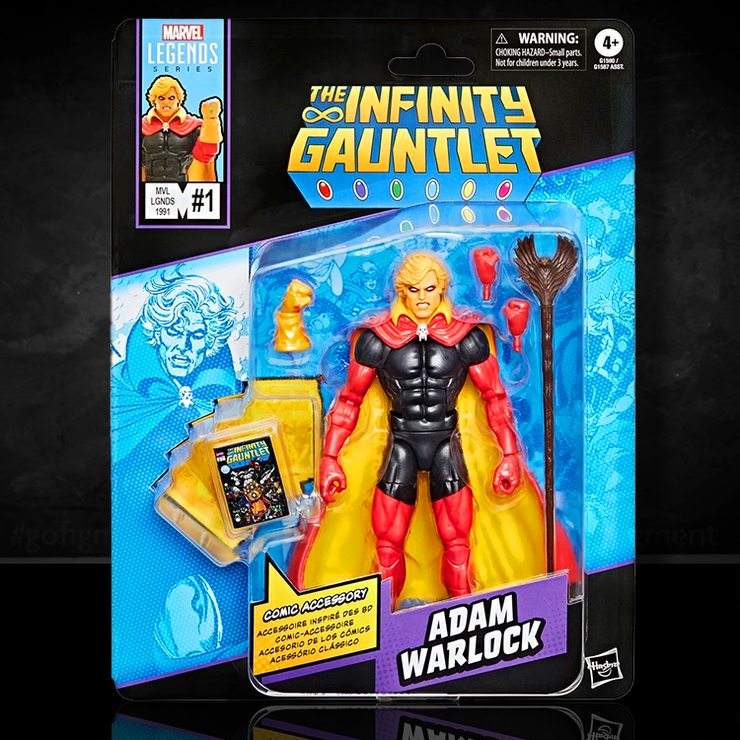 Adam Warlock Marvel Legends Comics-Inspired Action Figure 1:12 Scale image 0
