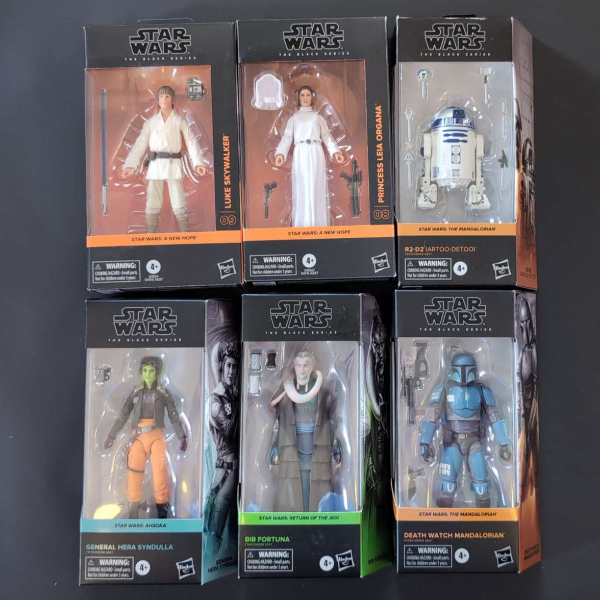 Star Wars Black Series Lot of 6 Action Figures (lot r2) image 0