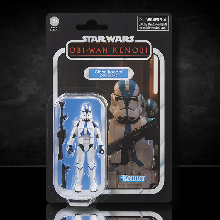 Clone Trooper 501st Legion Action Figure Star Wars Vintage Collection VC-240 image 0