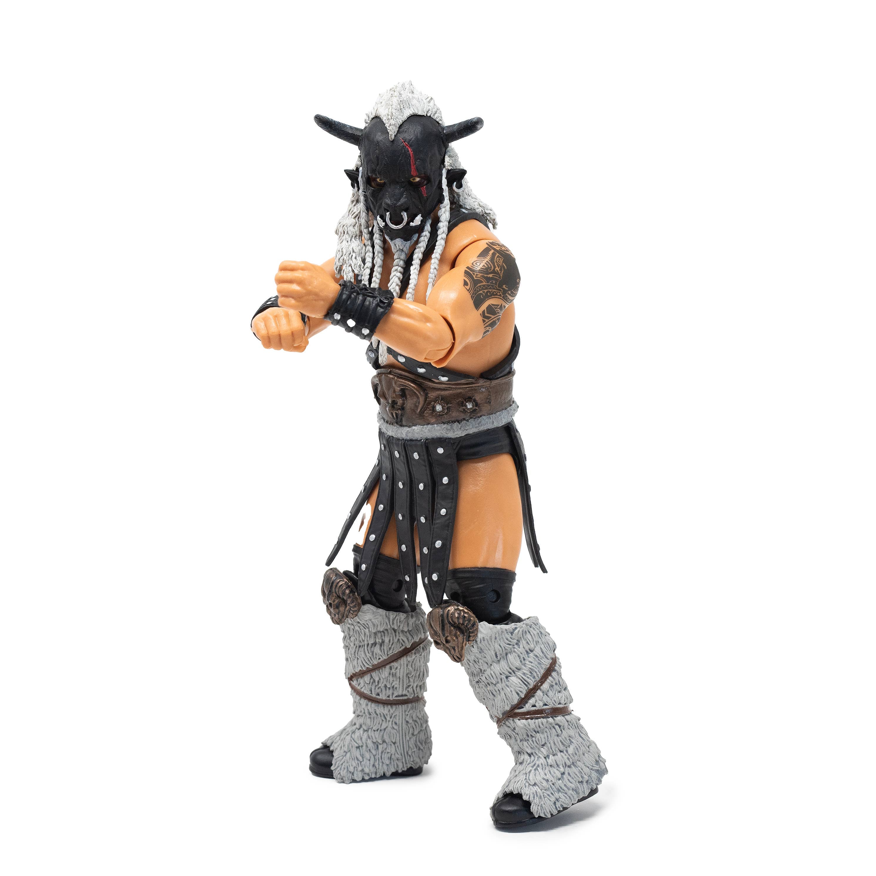 Black Taurus "The Beast Mortos" Legends of Lucha Libre Fanaticos 6" Action Figure (1:12 Scale)