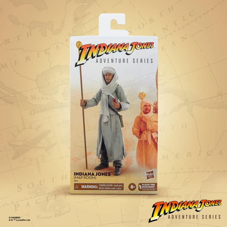 Indiana Jones -Map Room (Raiders of the Lost Ark) Adventure Series Figure image 2