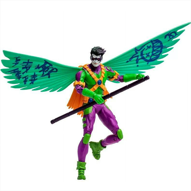 Jokerized Red Robin DC Multiverse (GOLD LABEL) 7" Action Figure image 2