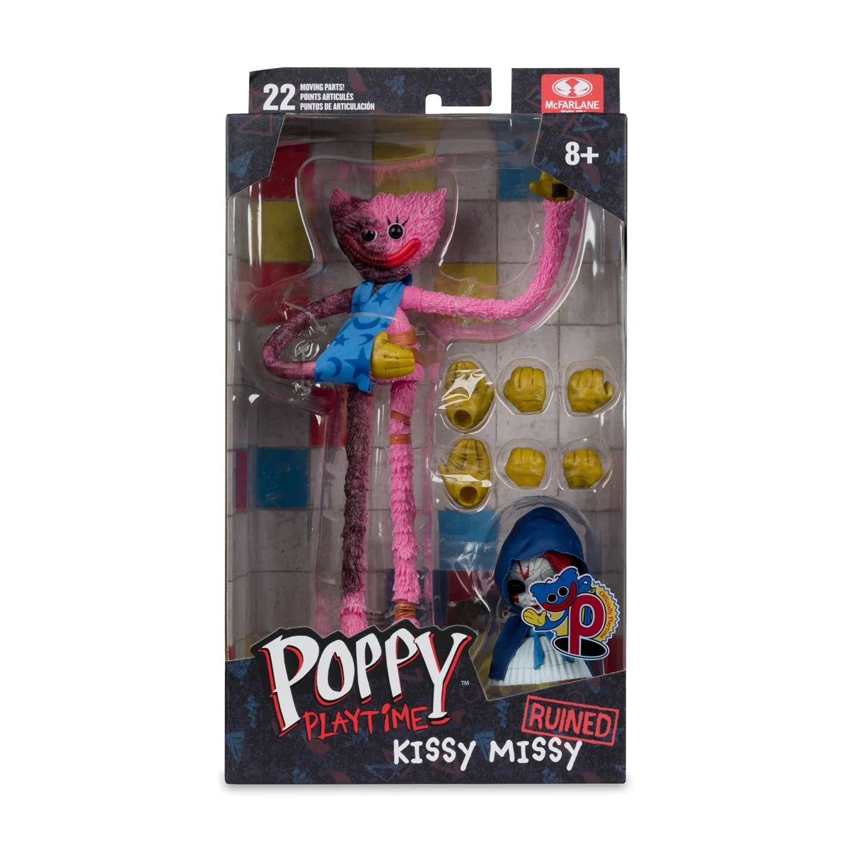 Kissy Missy Ruined 7" McFarlane Action Figure Poppy Playtime Wave 2 by McFarlane Toys in box