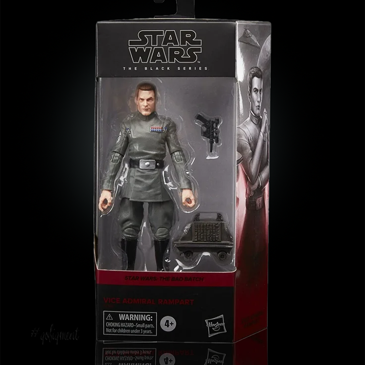 Vice Admiral Rampart Action Figure Star Wars Black Series 1:12 Scale image 0
