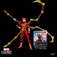Marvel Legends Mary Jane Watson Iron Spider Action Figure with Magic: The Gathering Card
