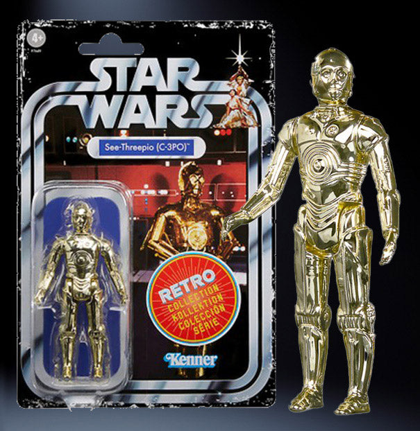 C-3PO Star Wars Retro Collection Action Figure 1:18 Scale ANH image 0