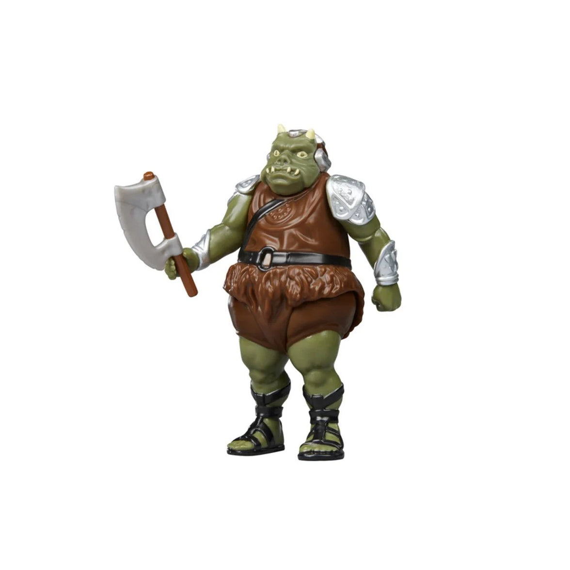 Kenner Gamorrean Guard action figure from Star Wars Retro Collection with axe and detailed armor 1:18 scale ROTJ