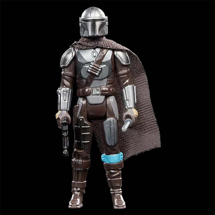 Mandalorian Beskar Star Wars Retro Collection Action Figure 1:18 Scale MANDO image 1