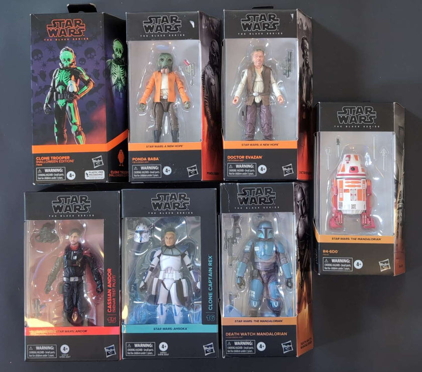 Star Wars The Black Series Lot of 7 Action Figures (lot 6do) image 0