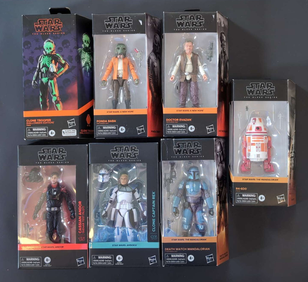 Star Wars The Black Series Lot of 7 Action Figures (lot 6do) image 0