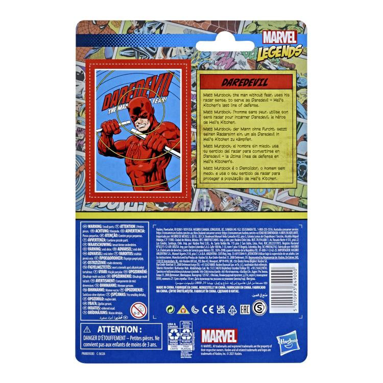 Daredevil: Man Without Fear Marvel Legends Retro Collection 3.75" Action Figure image 2