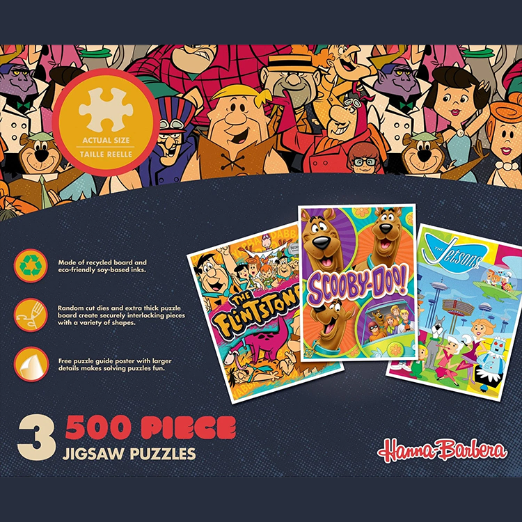 Hanna Barbera - 3 Pack of Puzzles | Master Pieces | 500 Pieces each image 4