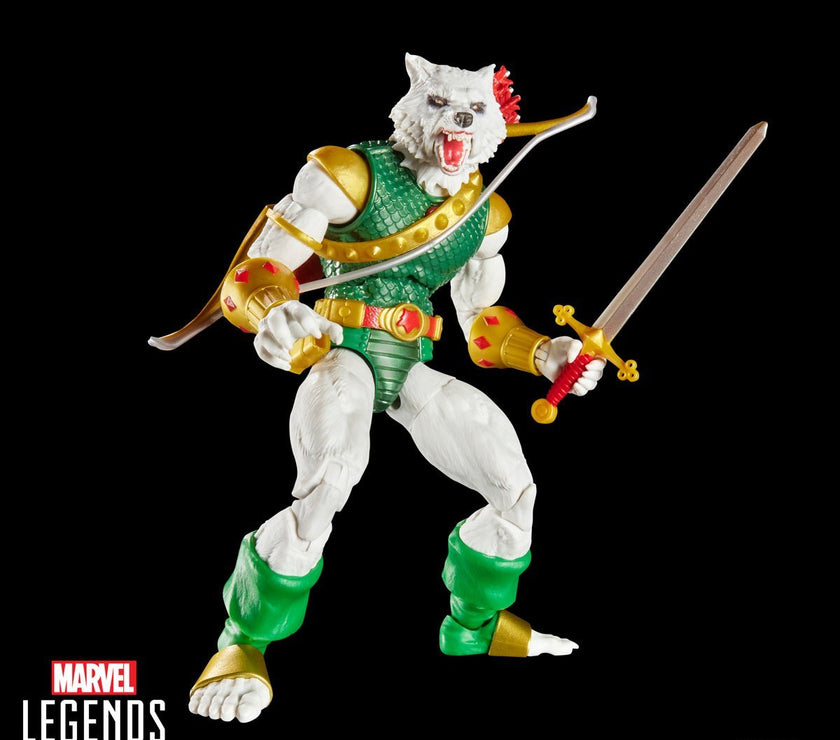 Spider-Man Marvel Legends Magic: The Gathering Man-Wolf 6-Inch Action Figure with Card