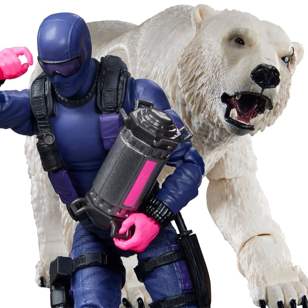 G.I. Joe Classified Series Snake Eyes 6-Inch Action Figure with Polar Bear