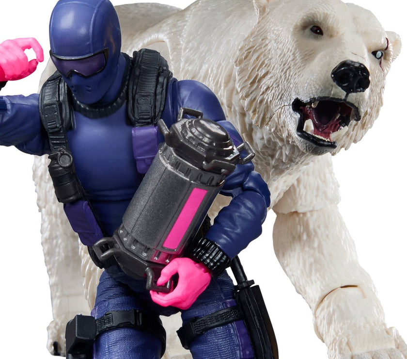 G.I. Joe Classified Series Snake Eyes 6-Inch Action Figure with Polar Bear