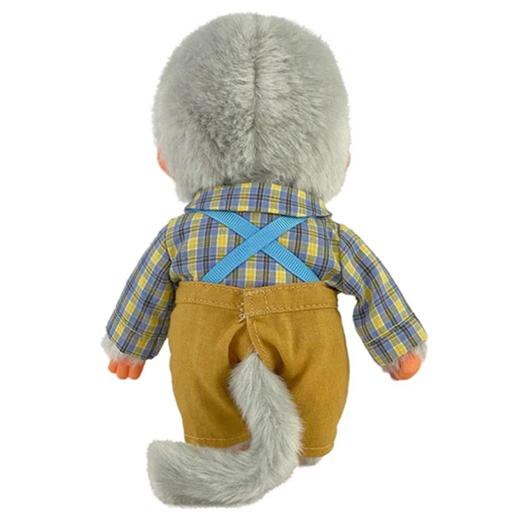 Monchhichi GrandPa 7" Plush Toy - Classic Collectible Thumb-Sucking Monkey image 6