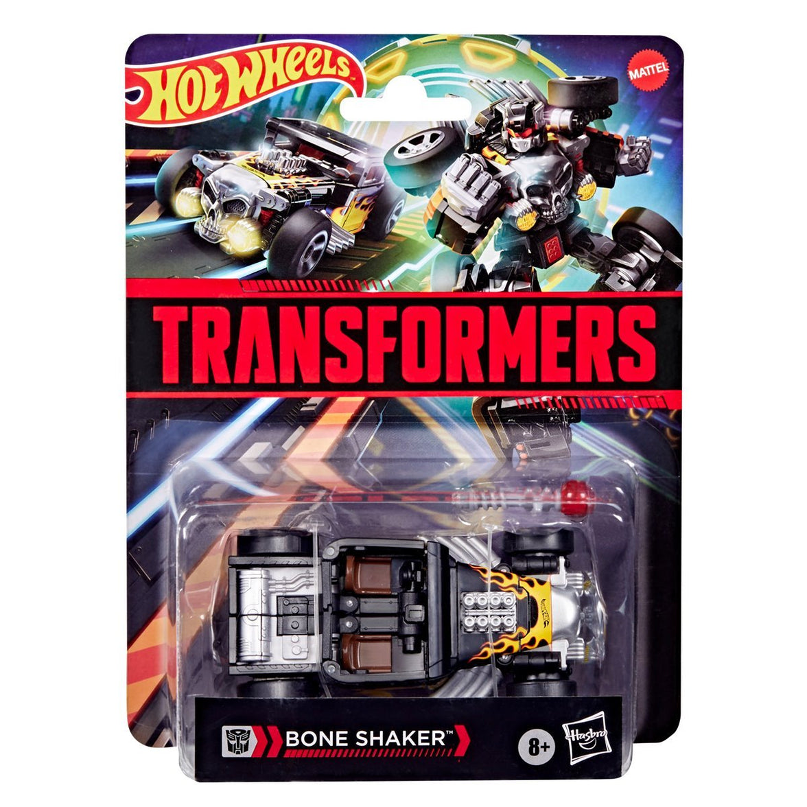 Transformers Collaborative Hot Wheels x Bone Shaker: Epic Robot to Car Action Figure