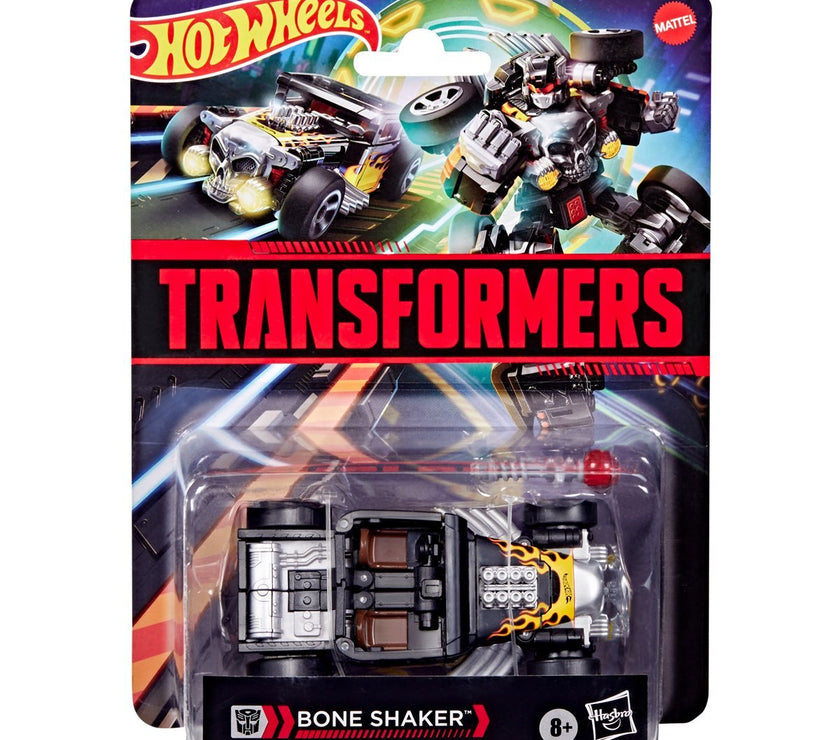 Transformers Collaborative Hot Wheels x Bone Shaker: Epic Robot to Car Action Figure