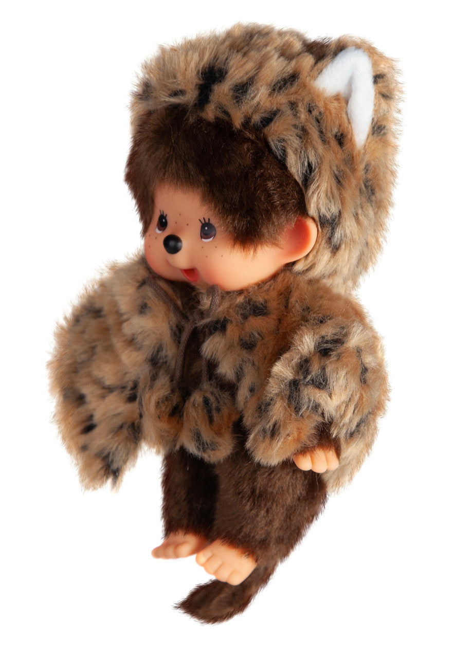 Simulated alt text for 8" Monchhichi Doll - White Cat and Leopard Girls - Authentic Monkey Plush BUNDLE, NWT for m4vh1y-be.myshopify.com. You are an expert SEO agent. You will generate an ALT text for this image. <Store_Context> Business Details: - Curated by a passionate collector, ensuring authe...