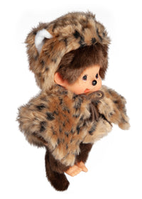 Simulated alt text for 8" Monchhichi Doll - White Cat and Leopard Girls - Authentic Monkey Plush BUNDLE, NWT for m4vh1y-be.myshopify.com. You are an expert SEO agent. You will generate an ALT text for this image. <Store_Context> Business Details: - Curated by a passionate collector, ensuring authe...