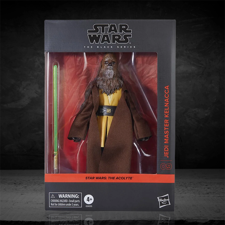 Jedi Master Kelnacca Action Figure Star Wars Black Series 1:12 Scale image 0