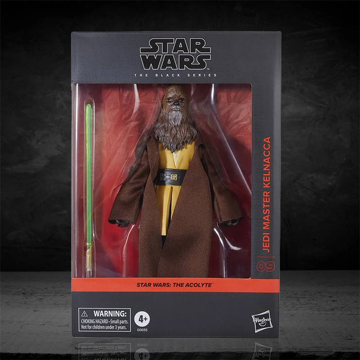 Jedi Master Kelnacca Action Figure Star Wars Black Series 1:12 Scale image 0