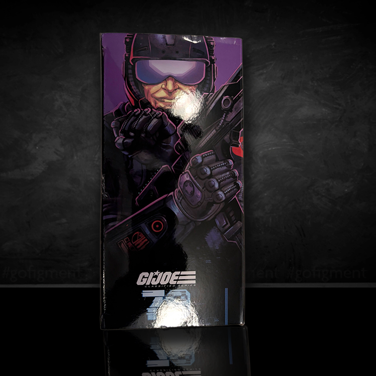 Hasbro G.I. Joe Classified Cobra Flight Pod Trubble Bubble action figure box with detailed character artwork