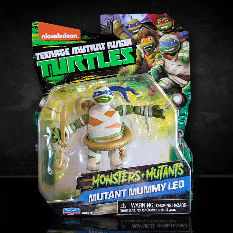 Leonardo Mummy TMNT Monster Mutants Action Figure 4.5 inch image 0