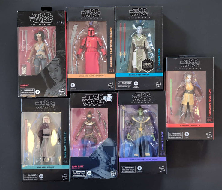 Star Wars The Black Series Lot Of 7 Action Figures (lot 24) image 0