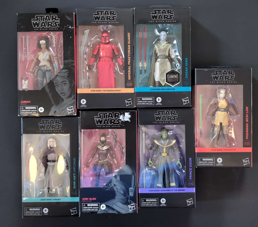 Star Wars The Black Series Lot Of 7 Action Figures (lot 24) image 0