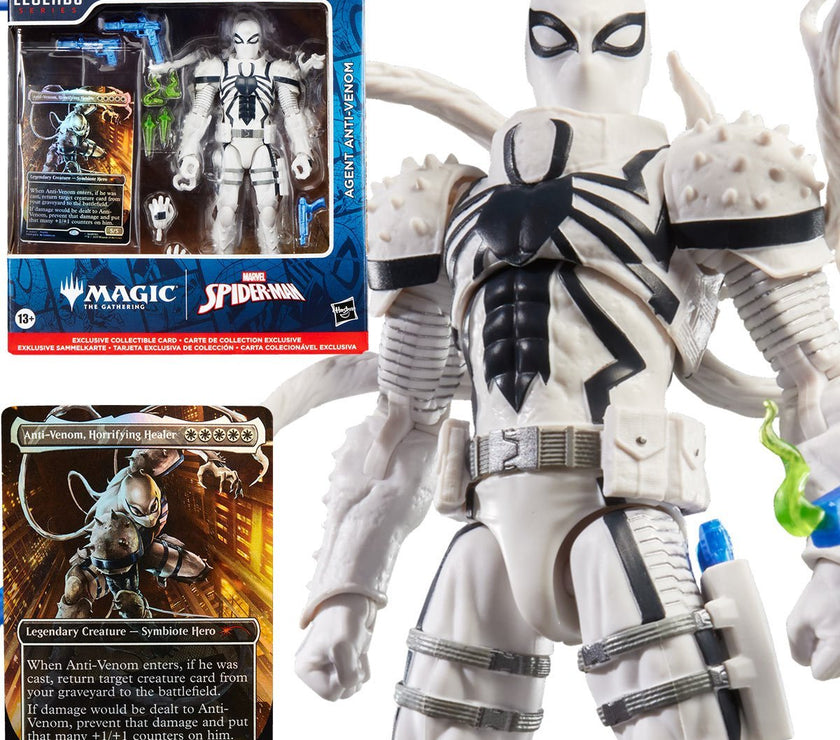Spider-Man Marvel Legends Series Magic: The Gathering Agent Anti-Venom 6-Inch Action Figure