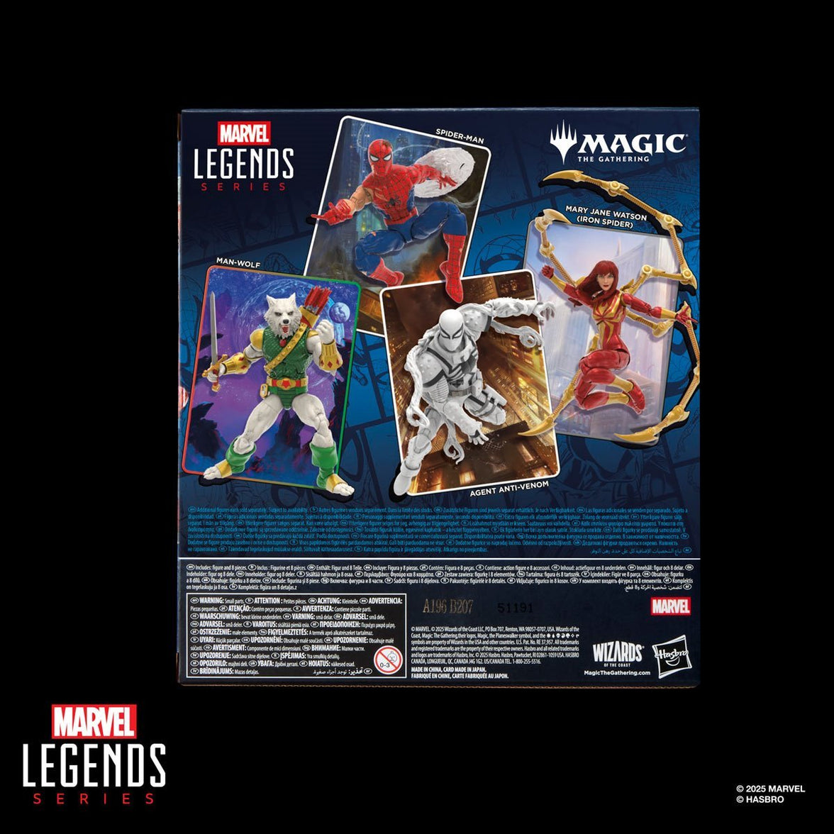 Marvel Legends Spider-Man Battle-Damaged 6-Inch Action Figure with Magic Card