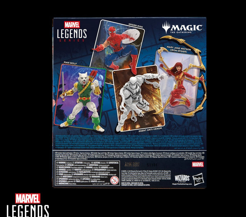 Marvel Legends Spider-Man Battle-Damaged 6-Inch Action Figure with Magic Card
