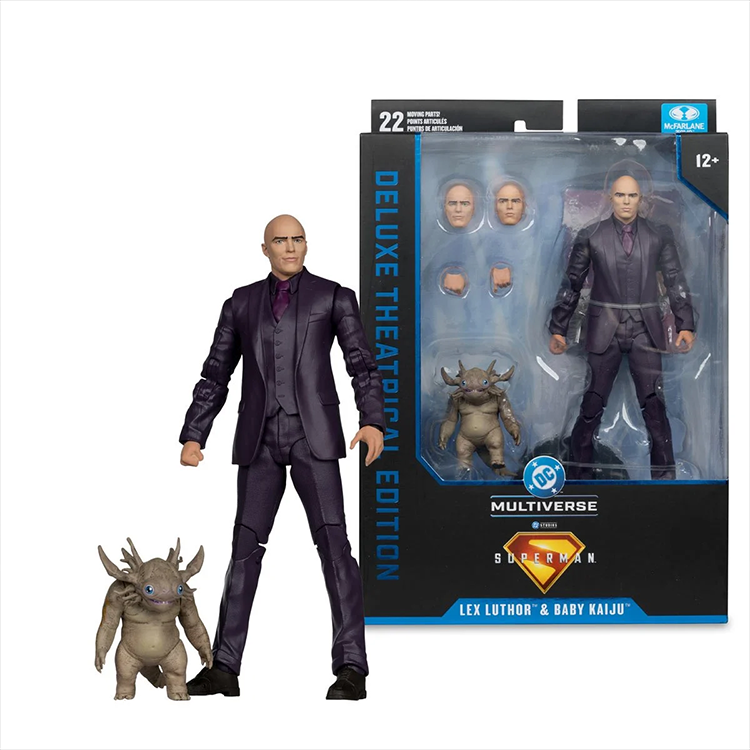McFarlane DC Multiverse Lex Luthor and Baby Kaiju Superman Movie Action Figure image 2