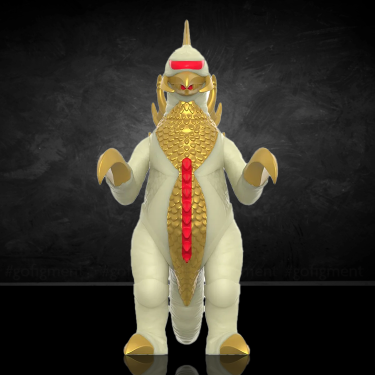 Gigan Glow in The Dark 3.75" Godzilla Super7 Reaction Action Figure image 1