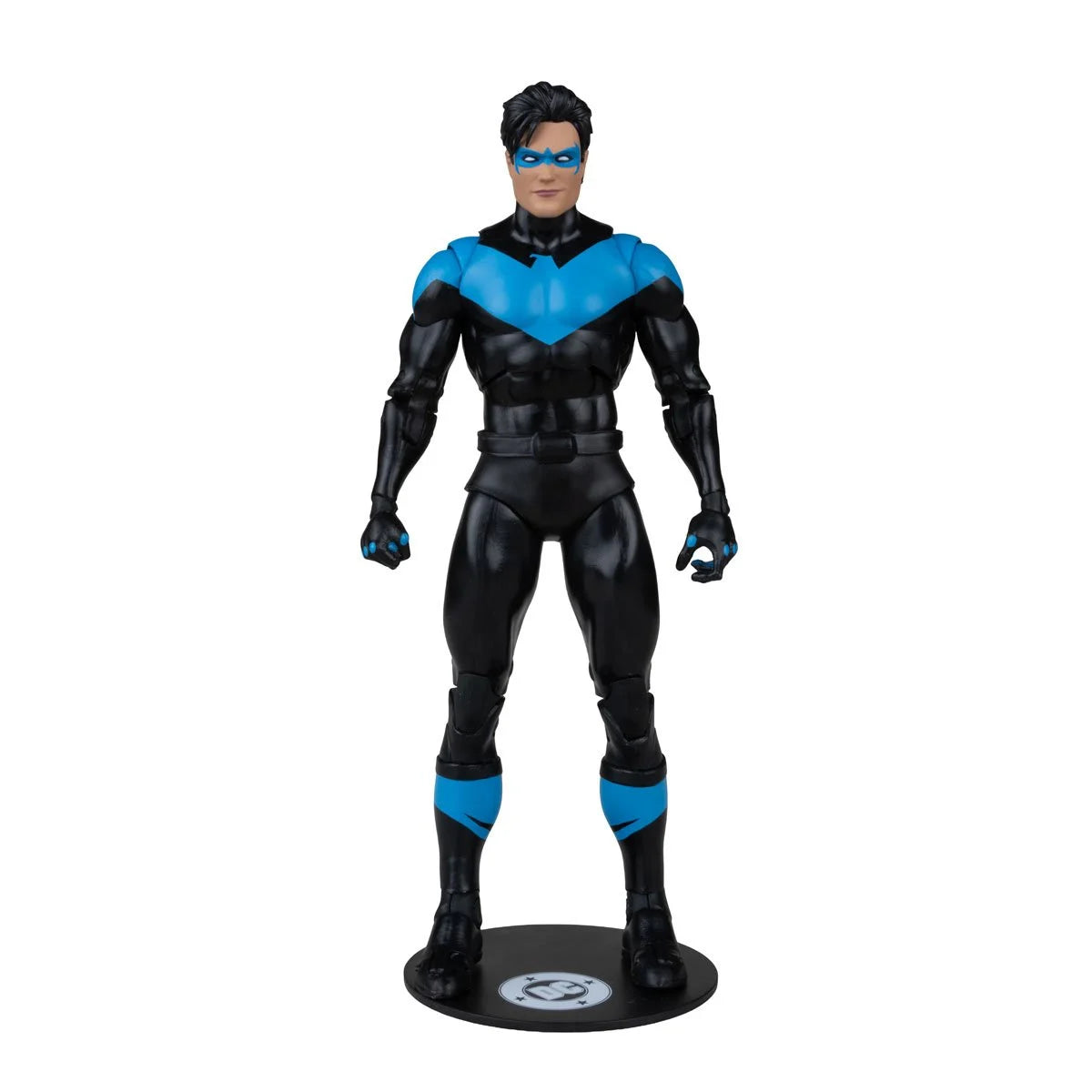 Nightwing 7.16" DC Direct Action Figure Page Punchers Wave 14 standing on a display base