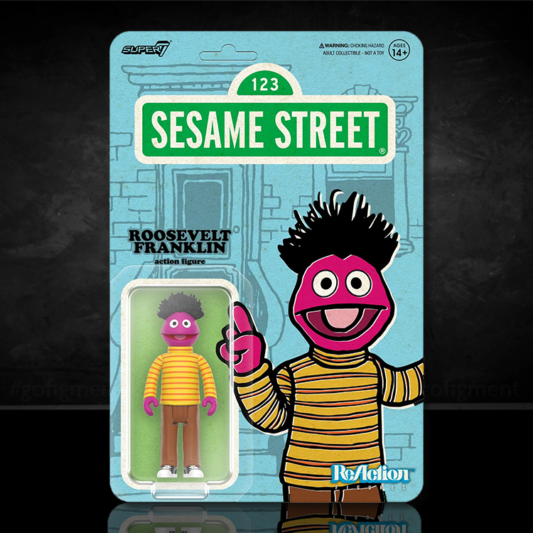 Roosevelt Franklin Sesame Street Action Figure 3 3/4 Super 7 image 0