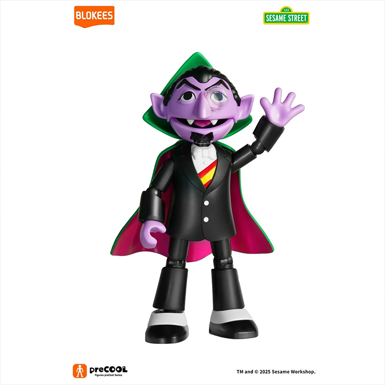 Count von Count Sesame Street Blokees Mini Model Kit 5" Scale image 1