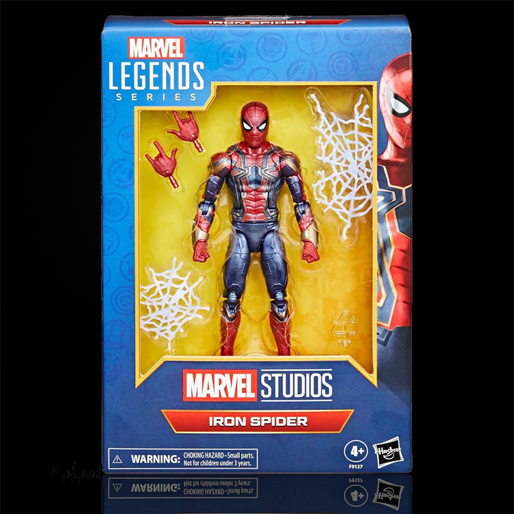 Iron Spider Marvel Legends 6" Action Figure Hasbro Spider Man image 0