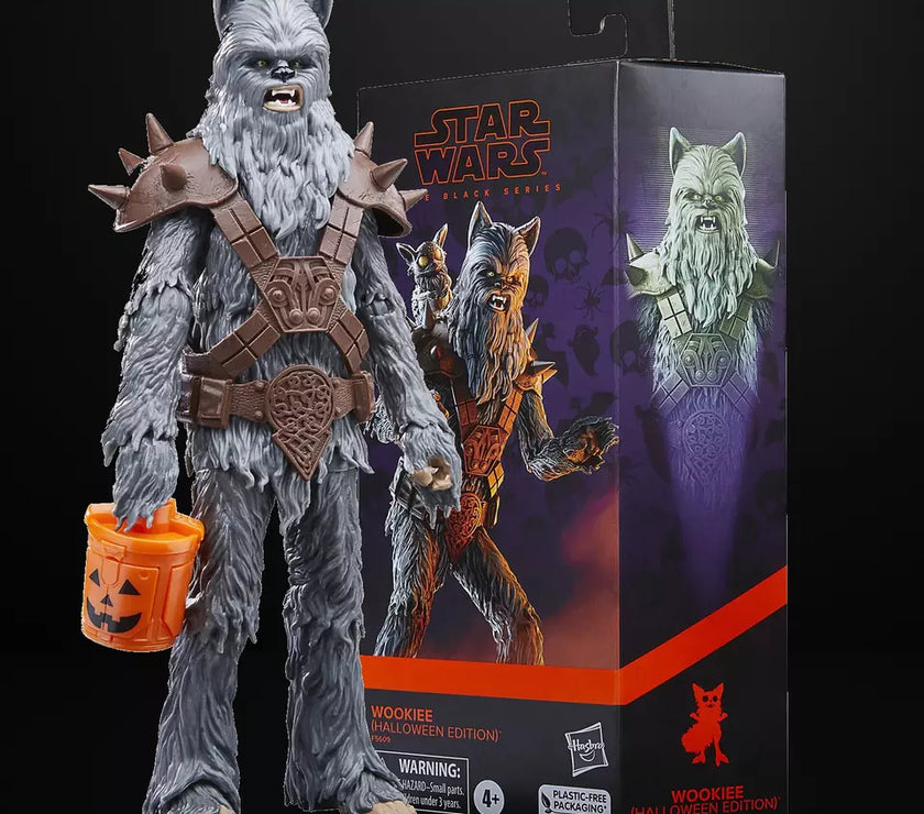 Halloween Wookie Action Figure Star Wars Black Series 1:12 Scale image 0