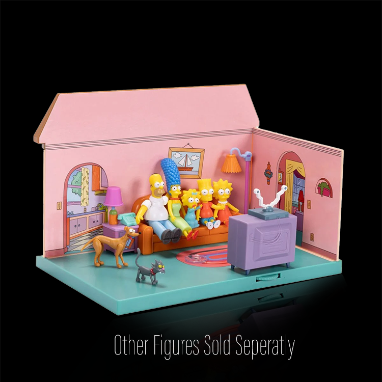 The Simpsons House Living Room Diorama 2 1/2" Scale image 1