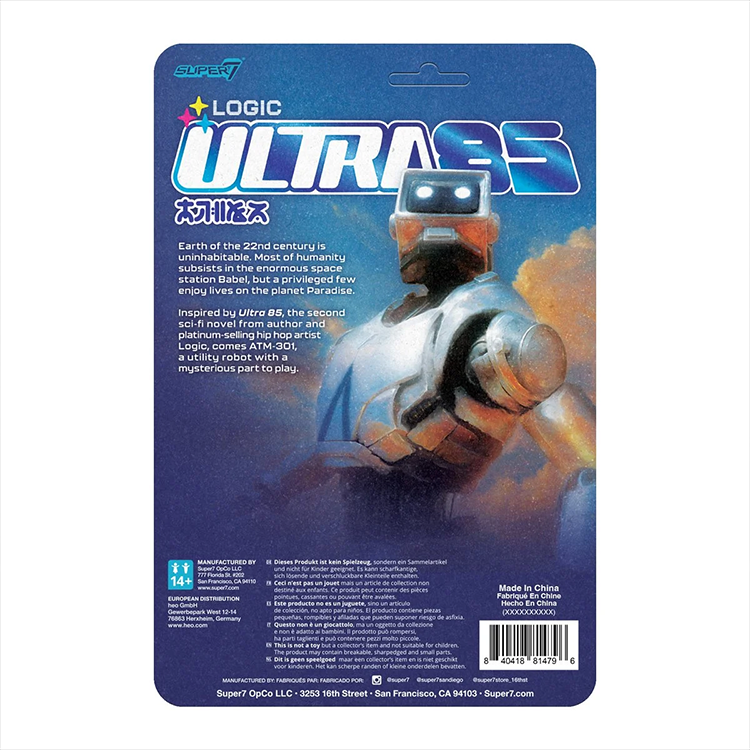 Logic ATM-301 (Ultra 85) Robot Action Figure | 1:18 Scale | Super7 Reaction image 6