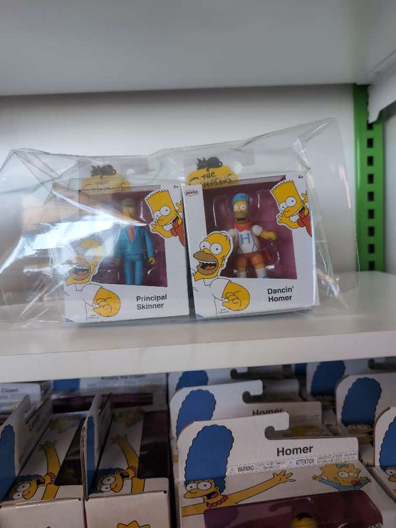 Principal Skinner and Homer COMBO Wave 3 Action Figure The Simpsons 2.5in image 9