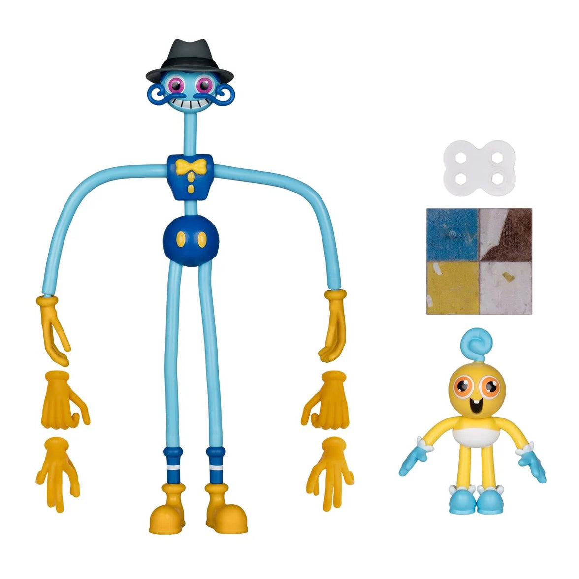 Daddy Long Legs 7" McFarlane Action Figure Poppy Playtime Wave 2 by McFarlane Toys, blue figure with alternate hands
